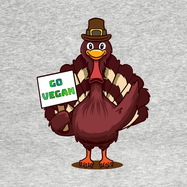 Thanksgiving Go Vegan by MGO Design